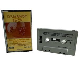 Ormandy Bach The Philadelphia Orchestra 1977 RCA Cassette Tape Red Seal Vintage